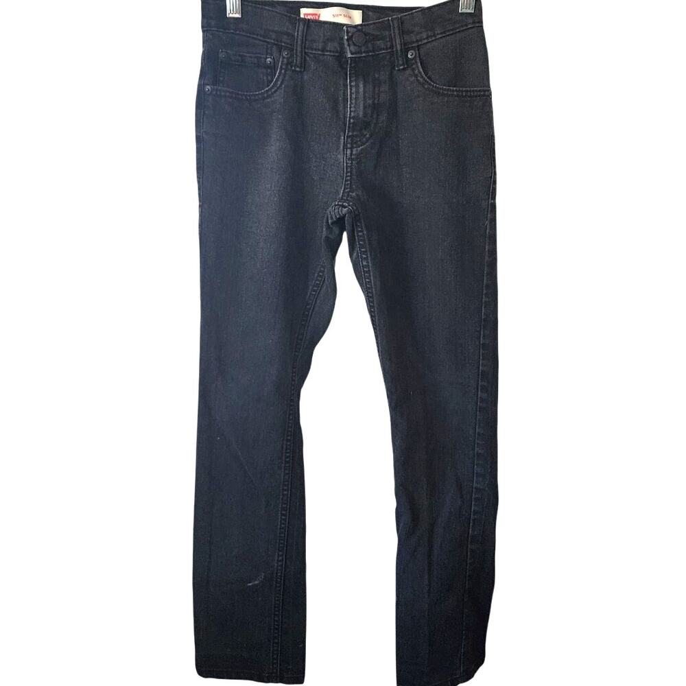 Levi's 511 Slim Youth Black Jeans Size 12 Reg W26XL26